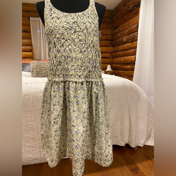 NWT Free People, Petunia Sundress Tea Combo, Purple/Blue Floral Print - Picture 4 of 5